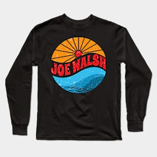 Graphic Proud Name Walsh Personalized Birthday 70s 80s 90s Vintage Styles Long Sleeve T-Shirt